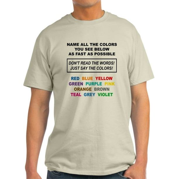 Stroop Effect Color Test - Light T-Shirt Stroop Effect Color Test - Light T-Shirt