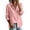 B-Pink, variant on TEAJOPSUU Women's Trendy Cotton Blend Tops Long Sleeve Collared Button Down Shirts Casual Lace Trim Comfy Blouses B-White