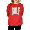 thumbnail image 6 of Golf Sweatshirt for Women Kids  Cute Preppy Golf Crewneck Pullover Red Sweatshirt Youth Large, 6 of 8