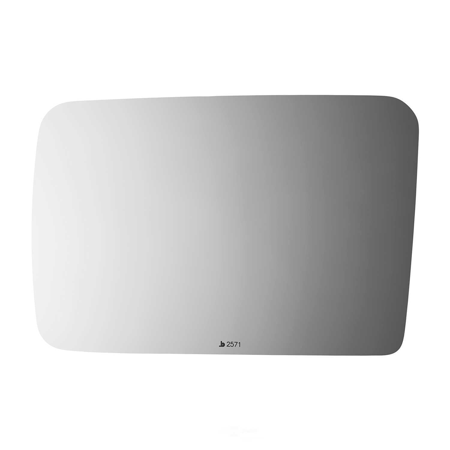 Burco Side View Mirror Replacement Glass - Clear Glass - 2571