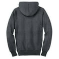 thumbnail image 6 of Sport-Tek Super Heavyweight Full Zip Hooded Sweatshirt-M (Graphite Heather), 6 of 6