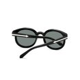 thumbnail image 3 of Kids Round Sunglasses UV Protection, Retro Thick Full Rim Frame Resin PC Material Lightweight Children Eyewear for Daily Wear Outdoor Play Black, 3 of 5
