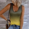 thumbnail image 2 of Eashery Womens T Shirts Loose Tank Tops T-shirt Women Tops Yellow XL, 2 of 5
