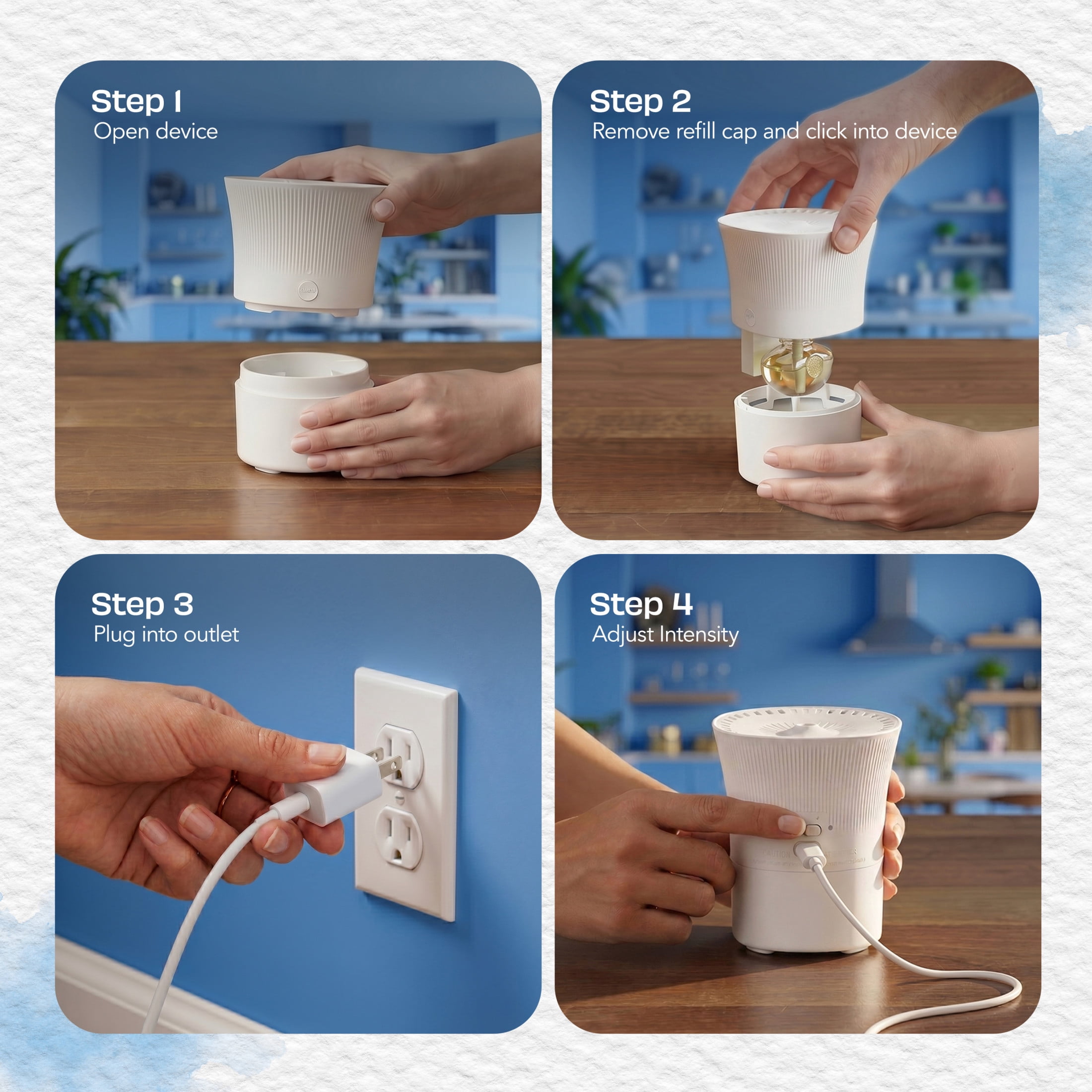 Glade® Scent Flow PlugIns® Air Freshener Starter Kit, Clean Linen, 1 Device + 1 Refill, 0.67 fl oz
