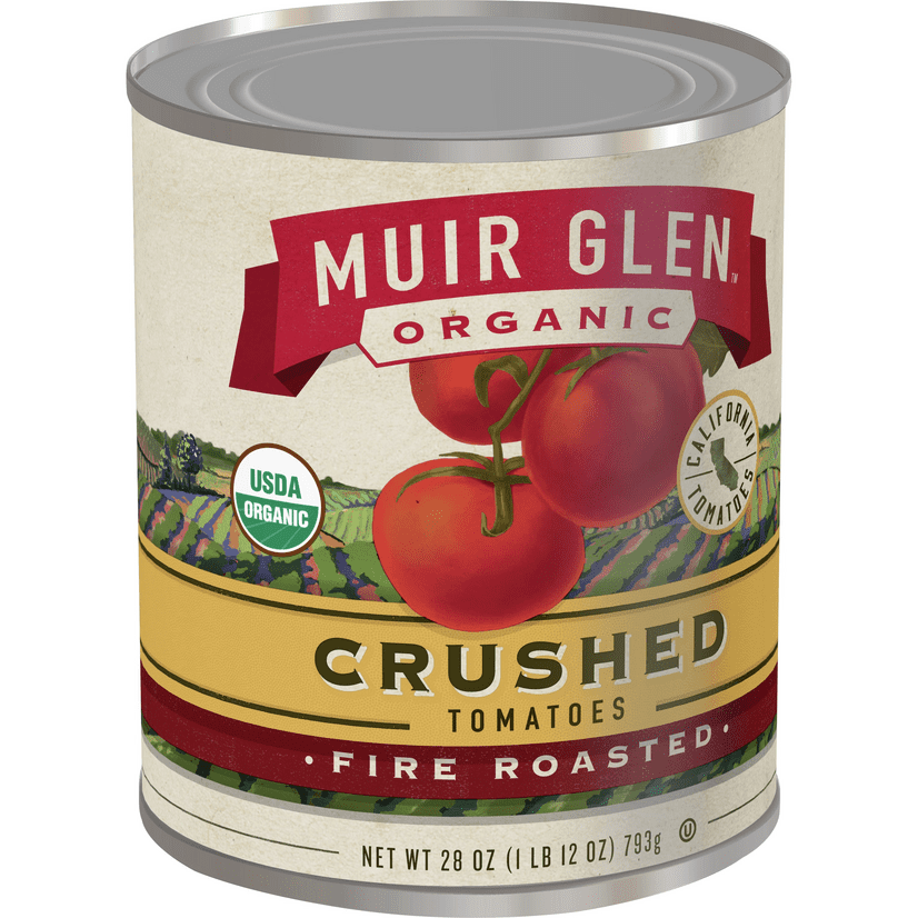 Muir Glen, Organic Crushed Fire Roasted Tomatoes, 28 oz