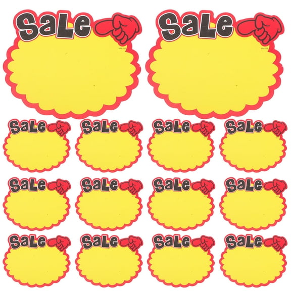 LEORX 80Pcs Sale Signs for Retail Store with High Clarity Printing