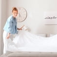 thumbnail image 2 of Juego de Edredon y Sabanas King Size Set de 6 Piezas para Cama Elegante Ultrasuave con 2 Fundas de Almoahada Blanco Gaon, 2 of 5