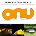 thumbnail image 4 of Hebilla De Cuerda De Cuerda Cuerda Cuerda Hebilla Camping 10 Uds. Tensores ajustables tipo S para tienda de campaña con hebilla de cuerda (naranja), 4 of 4