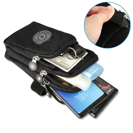 Shoulder Straps For Bags EEEKit Universal Mini Cross-Body Cell Phone Shoulder Strap Wallet Pouch Armband Bag For Sports Shopping Travel, Compatible with Smartphones up to 6.5 inch ()