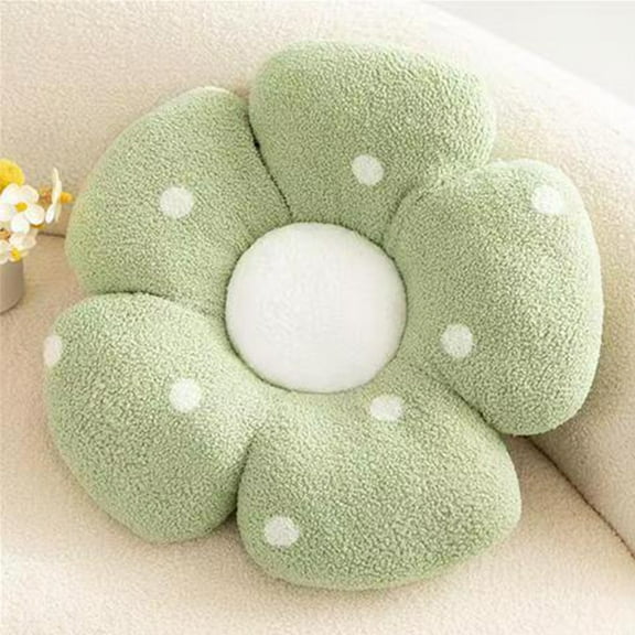 Flower Shaped Plush Pillow Cushion 17.7 Inch, Soft Plush Decorative Throw Pillow, Cute Floral Cushion for Sofa Chair Bed, Cozy Home Decor and Gift for Bedroom or Living Room