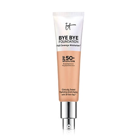 IT COSMETICS Bye Bye Foundation SPF 50+ Full Coverage Moisturizer (Medium Tan) 1.08 oz.  EXP 05/2022