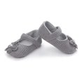 thumbnail image 4 of Yoyauz Baby Girl Mary Jane Shoes Anti Slip Rubber Sole Ballet Slippers Princess Dress Wedding Shoes Newborn Kids Shoes Toddler Shoes（0-12 Month）, 4 of 11