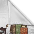 thumbnail image 3 of Ambesonne Saying Kitchen Curtains, Sewing Machines Hobby Craft, 55"x45", Pale Caramel, 3 of 3