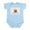 Sky Blue, variant on CafePress - Fueled By Cafe Con Leche Infant Bodysuit - Baby Light Bodysuit, Size Newborn - 24 Months