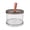 1pc, variant on OIUR Sealed Spice Jar Airtight Seasoning Storage Organizer Round Stackable Clear Spice Bottle with Handle for Kitchen Counter Pantry