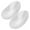 Transparent, variant on EeaseCA 2 Pairs Women Underwear Shoulder Pads Adhesive Silicone Shoulder Enhancer Shoulder Pads Anti-Slip Shoulder Pads Accessories (Transparent, Size L)