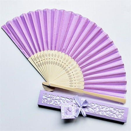 

TANGNADE Home Decor Photography Backdrops Props Accessories Wedding Gift Box Gift Fan Tray Carton Couple Gift Solid Color Silk Fan