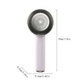 thumbnail image 3 of Rechargeable Fabric Shaver Lint Remover With LED Display 3 Speeds For Clothes Sweater Defuzzing Measuring 7.79x3.22x3.62in (Purple), 3 of 8