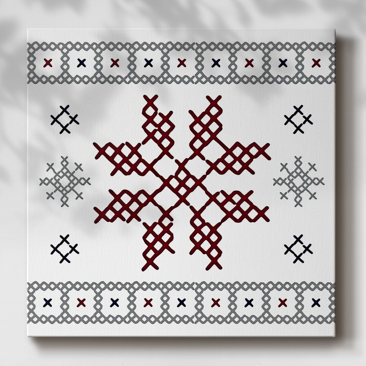 Snowflake Sweater- Gallery Wrapped Canvas