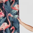 thumbnail image 3 of Orinice Flamingo Bird of Paradise Shower Curtain Fabric Shower Curtain Set with 12 Hooks Waterproof for Bathroom Beach Caravan Hotel 60x72, 3 of 7