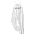 thumbnail image 4 of BOOMNY Girls Jumpsuits Back To School Letter Graphic Strapless Jumpsuits for Kids Soft Jumpsuit With Pockets, 4 of 4