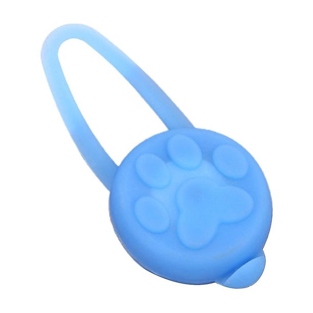 Collar para mascotas con luz LED nocturna y colgante brillante de silicona suave con 4 modos para perros y gatos.