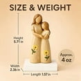 thumbnail image 3 of Mother and Daughter Statue Tabletop Commemorative Ornament Gifts for Mom from Daughter, Mother and Daughter Hugging Figurines for Mother's Day Christmas or Birthday Gifts, 3 of 9