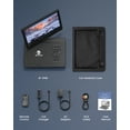 thumbnail image 3 of WONNIE 12.5" Portable DVD Player, Premium 10.5" HD Swivel Screen CD Player for Kids, Built in 5 hours Rechargeable Battery Car Player Support USB/SD Card/Sync TV (Car Headrest Holder Included), 3 of 8