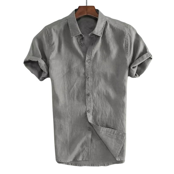Men's Short Sleeve Denim Shirts