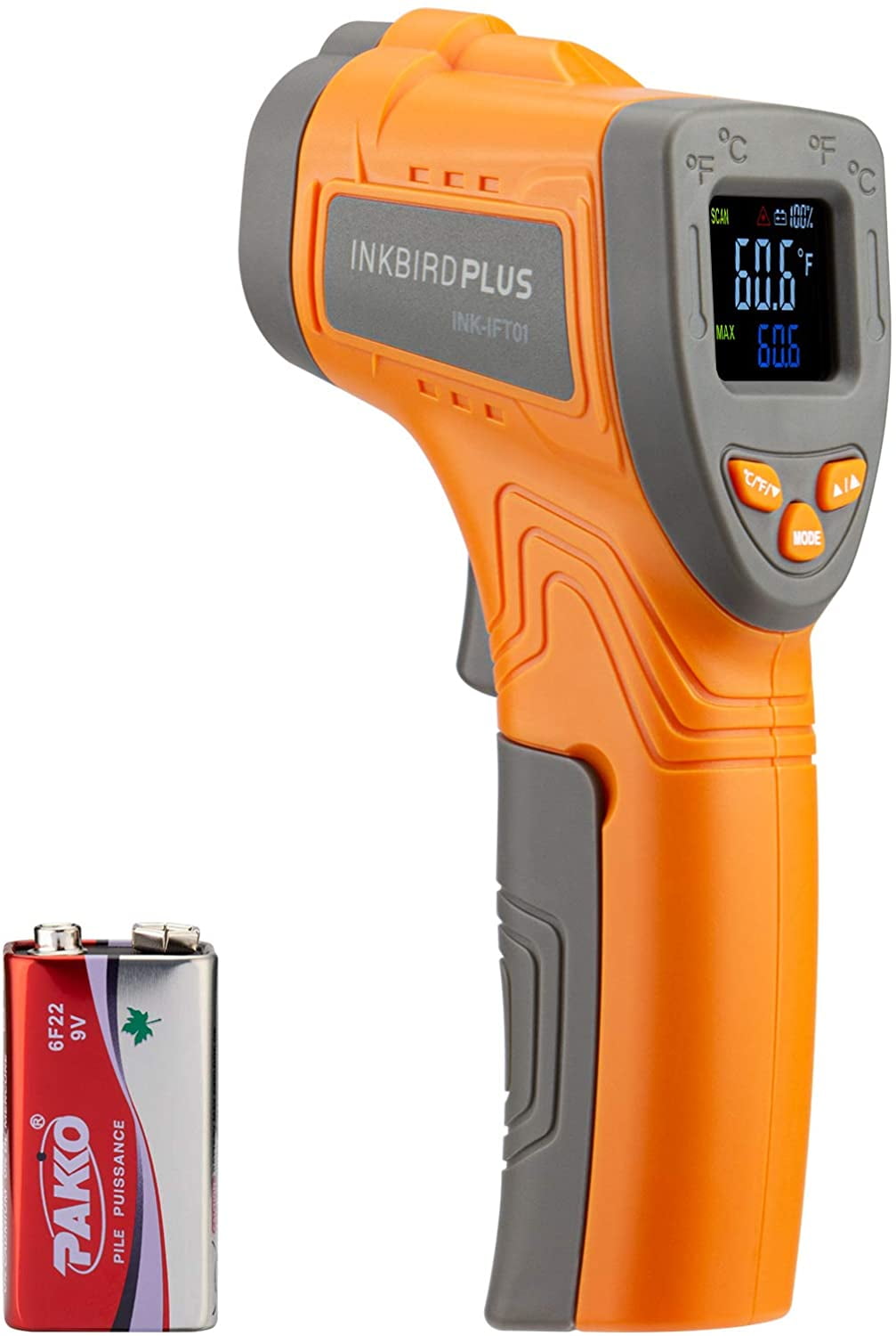 PEAKMETER PM6530C Infrared Thermometer Hand Held Meter For Non Contact And K Type Thermocouple Temperature Measurement Digital Infrared Thermometer 