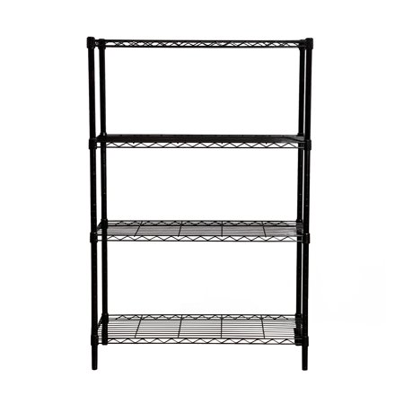 Juggernaut Storage 36 W x 14 D x 54 H 4-Shelf Freestanding Shelves  Black
