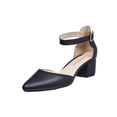 thumbnail image 1 of Zapatillas Mujer Tacón Bajo Negro Formales Con Pulcera negro 23 Incógnita 109D19, 1 of 6