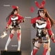 thumbnail image 2 of Juego Genshin Impact Disfraz de Cosplay de Amber Disfraz de Cosplay de Amber para mujer Conjunto completo de uniforme y pantalón superior de Halloween rojo Comtume, 2 of 5