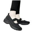 thumbnail image 4 of Mostsola Platform Sneakers for Women Lightweight Mesh Mary Jane Shoes Arch Support Walking Shoes, 4 of 8
