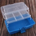 thumbnail image 1 of Caja De Herramientas De Plástico Caja Interna Organizador De Hardware Herramientas De Trabajo De Carpintero Azul m, 1 of 8