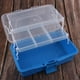 thumbnail image 3 of Caja De Herramientas De Utilidad Plástica Multiusos DIY Almacenamiento Azul m, 3 of 9