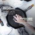 thumbnail image 3 of FINEX Cast Iron Care Kit - Cast Iron Cleaner - Maintain Cast Iron Cookware - Restores Vintage Pieces - With Organic Flaxseed Oil, Oak Wood Scraper & Cast Iron Chainmail Scrubber, 3 of 7
