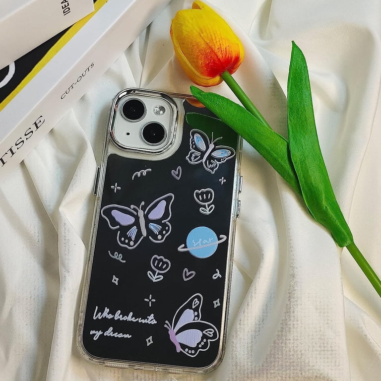 Butterfly Phone Case for iPhone 12 Pro, Cute Korea Pink Mirror 3D Butterfly Phone Cover with Butterfly Holdstand for Women Girls - Walmart.com Butterfly Phone Case for iPhone 12 Pro, Cute Korea Pink Mirror 3D Butterfly Phone Cover with Butterfly Holdstand for Women Girls - Walmart.com