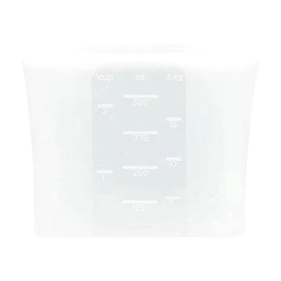 Reusable Food-Grade Silicone Storage Bags, Leak-Proof Airtight Food Saver Pouches for Breast Milk, Meal Prep, Kitchen Organization and Travel Essentials 500ML
