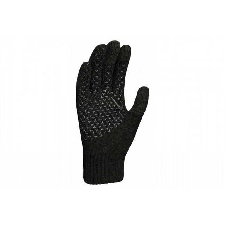 beu Plunderen evenaar Nike Knitted Tech and Grip 2.0 Mens Knitted Winter Running Gloves Black -  Walmart.com