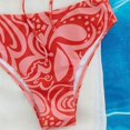 thumbnail image 5 of Aayomet Ensemble Bikini String pour Femmes Maillot de Bain Bikini Taille Haute (Rose Vif, S), 5 of 5