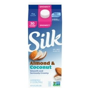 Silk Dairy Free, Gluten Free, Unsweet Almond Coconut Milk, 64 fl oz Half Gallon