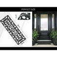 thumbnail image 3 of Evideco Black Scrollwork Rubber Door Mat 30x10 Inches - Non-Slip Backing, Weather Resistant - Indoor Outdoor - Front Door Mat for Entryway, Porch, Patio, 3 of 8
