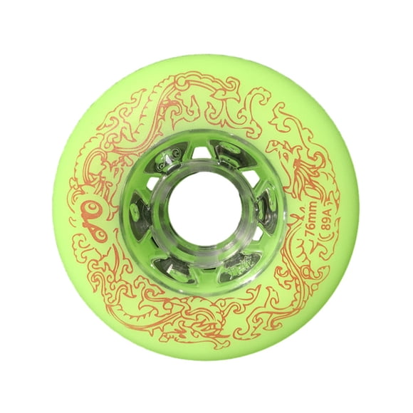 Greeniant 2 piezas de y especificaciones: ruedas de patines para un frenado profesional mejorado. Ropa Deportiva, Zapatos verde 72 mm