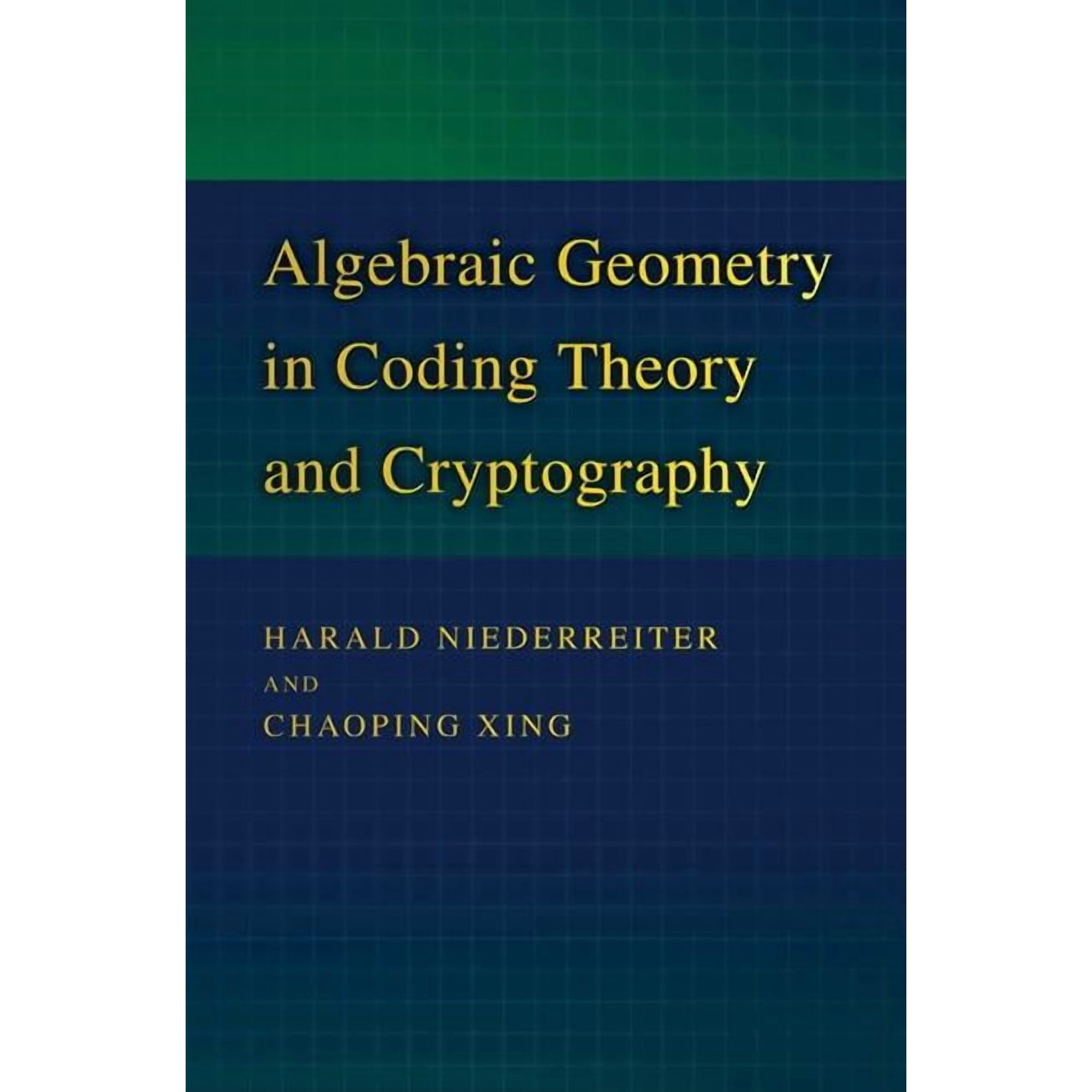 Algebraic Geometry in Coding Theory and Cryptography (Hardcover)