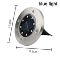 thumbnail image 3 of 8Pcs Solar Ground Light,Led Solar Disk Light Outdoor Waterproof Garden Landscape Lighting, 3 of 5