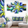 thumbnail image 1 of Dancing Pétales de Fleurs Multicolores - Impression sur Toile Florale, 1 of 4
