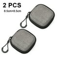 thumbnail image 1 of Estuche de transporte para auriculares y audífonos, compatible con MP3, Bluetooth y otros dispositivos, para proteger y almacenar de manera segura los accesorios de audio. Rojo Verde 2 piezas, 1 of 8