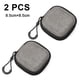 thumbnail image 1 of Paquete de 2 auriculares Auriculares Auriculares Estuche portátil Mini organizador de almacenamiento Caja Contenedor Monedero Monedero para MP3, auriculares Bluetooth Fokelyi 222400-2, 1 of 9