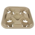thumbnail image 1 of 4 Cup Carrier Tray, Kraft, 1 of 1
